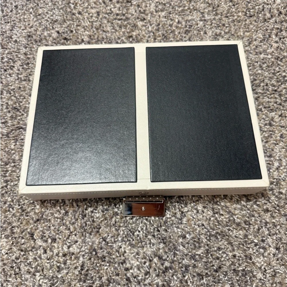 The Container Store Cream and Brown‎ Jewelry Organizer
